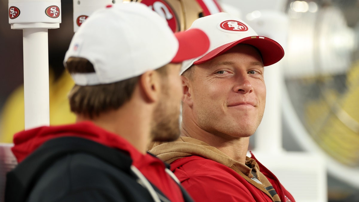 Christian McCaffrey feels good about the 49ers' chances of a bounce-back season in 2025. (Ezra Shaw/Getty Images)