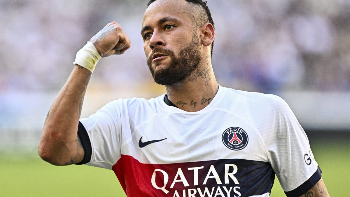 Neymar remains the most expensive transfer in soccer history. (Photo by ANTHONY WALLACE/AFP via Getty Images)