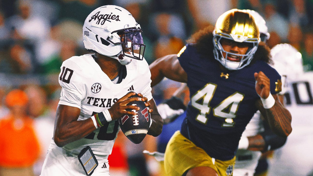 AP Top 25: Texas A&M Makes Big Leap, Notre Dame Hangs On, Ohio State at No. 1