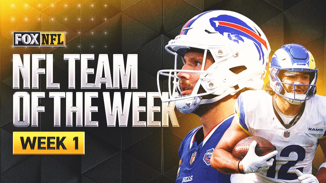 NFL Week 1 Team of the Week: Josh Allen Headlines Sunday's Top Performers