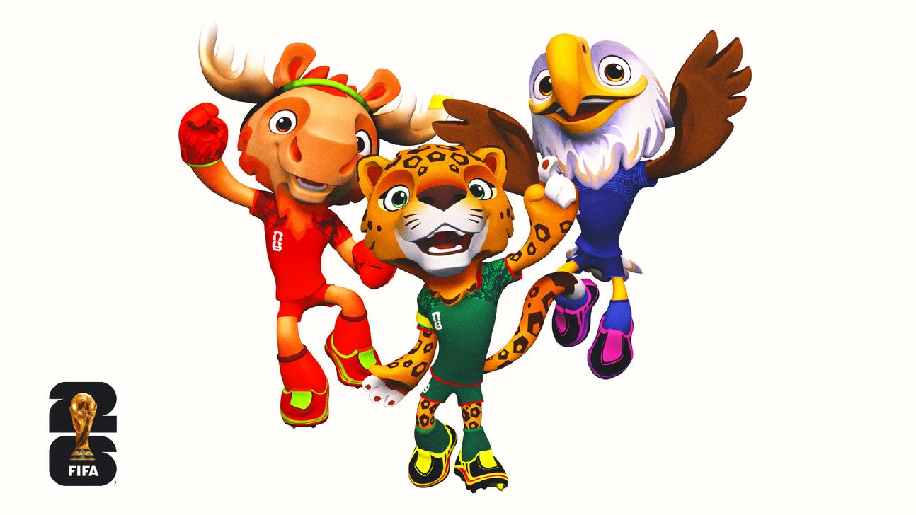 World Cup Mascots: Maple the Moose, Zayu the Jaguar, and Clutch the Bald Eagle