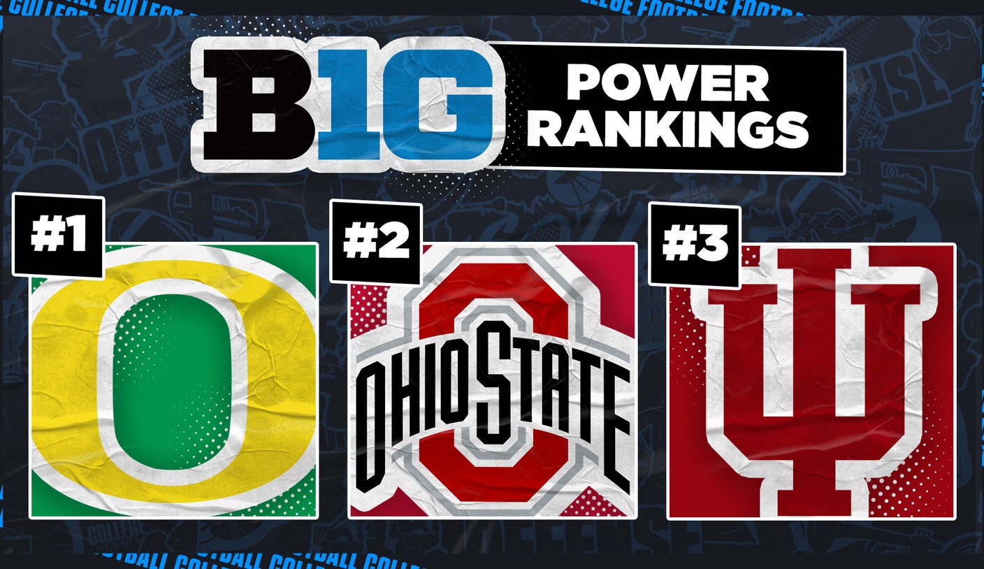Big Ten Power Rankings: Oregon Overtakes Ohio State at No. 1; Indiana Enters Top 3