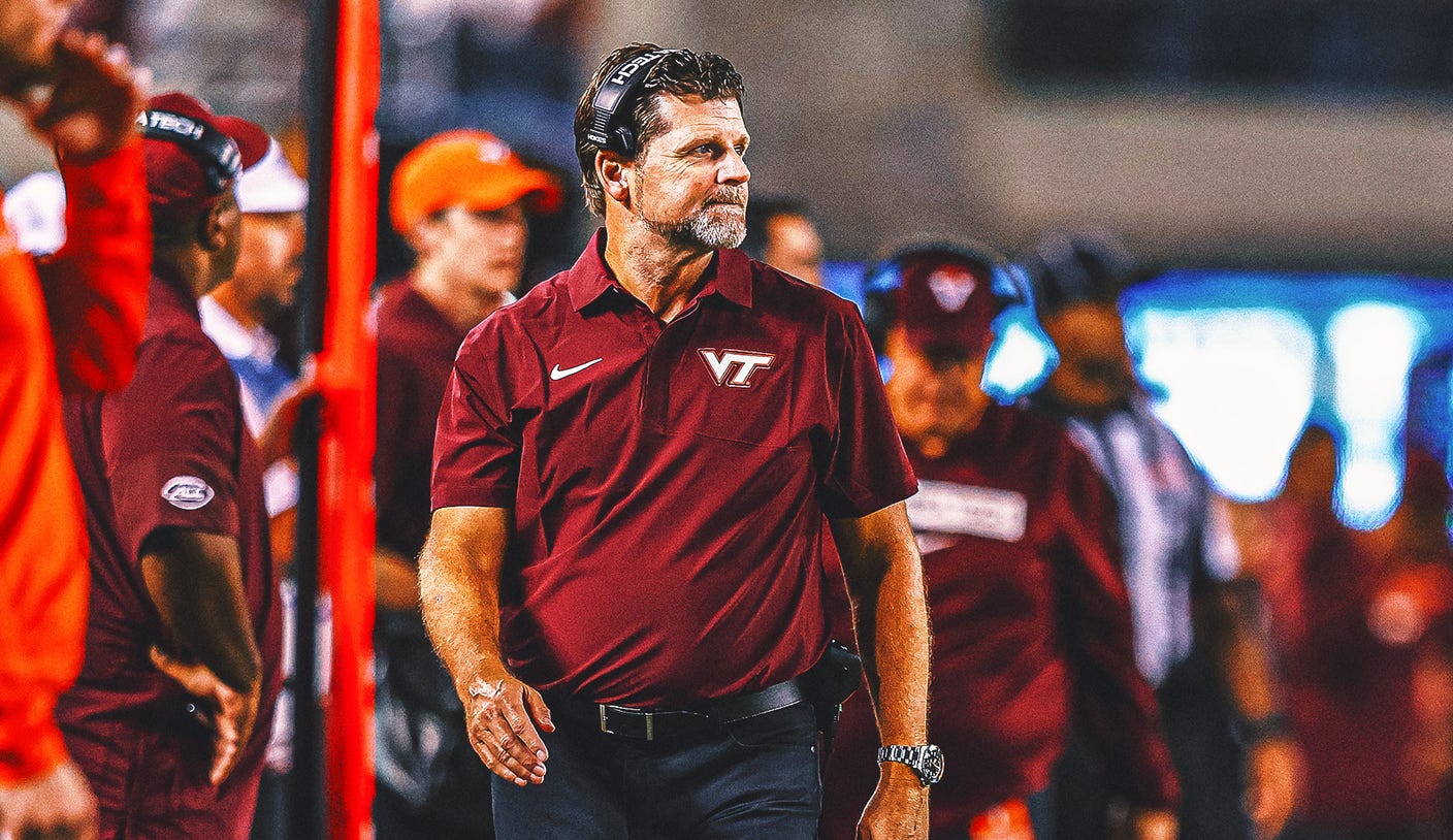 Virginia Tech Fires Coach Brent Pry After Program’s 1st 0-3 Start Since 1987