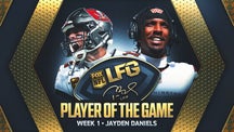 NEXT Trending Image: Jayden Daniels Takes Home Tom Brady's LFG Player of the Game In 'Sloppy' Win