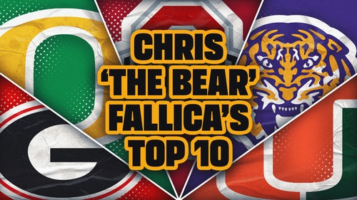 COLLEGE FOOTBALL Trending Image: Chris 'The Bear' Fallica's Top 10 College Football Rankings