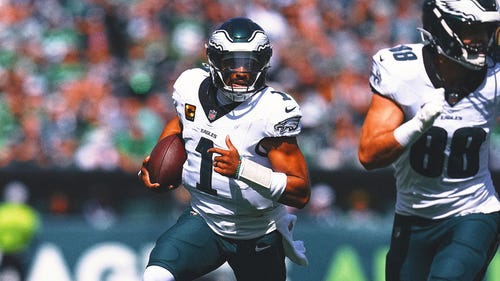 NFL Trending Image: Eagles Appear to False Start Again on Tush Push Before Jalen Hurts Touchdown