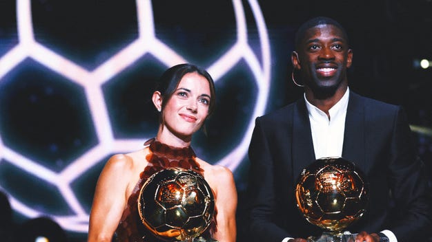 PSG star Ousmane Dembélé, Barcelona's Aitana Bonmatí Win Ballon d'Or Awards