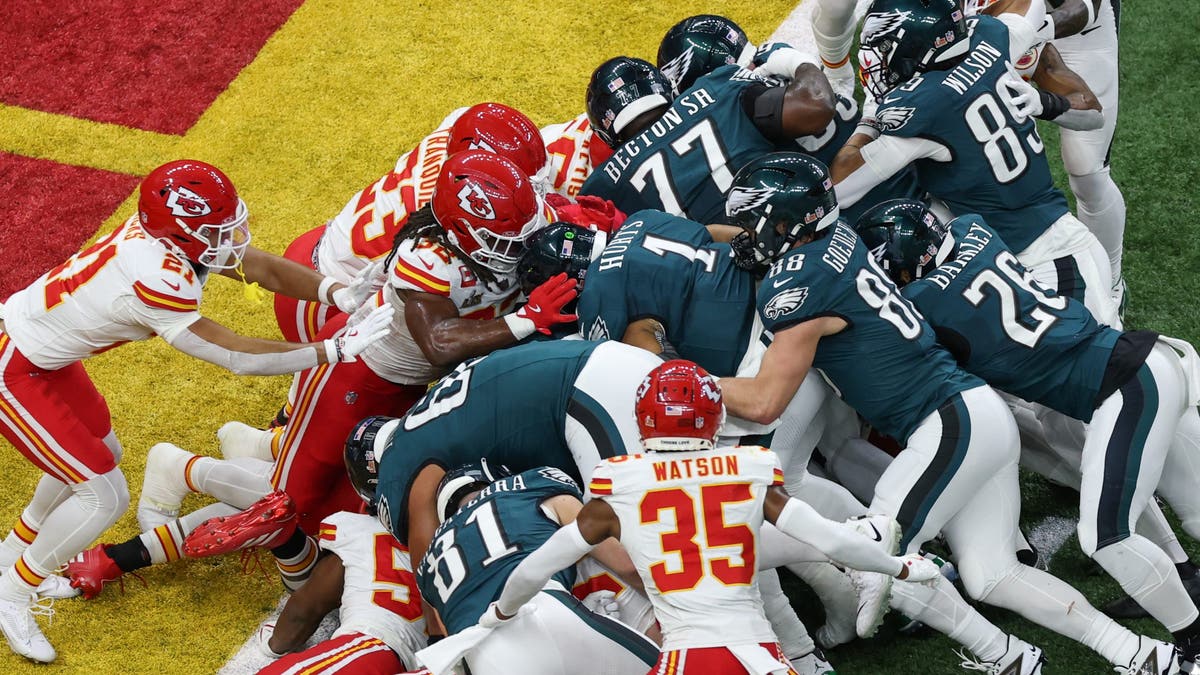 The Eagles have effectively executed the Tush Push for a few years now, notably during two Super Bowl runs. (Photo by David Buono/Icon Sportswire via Getty Images)