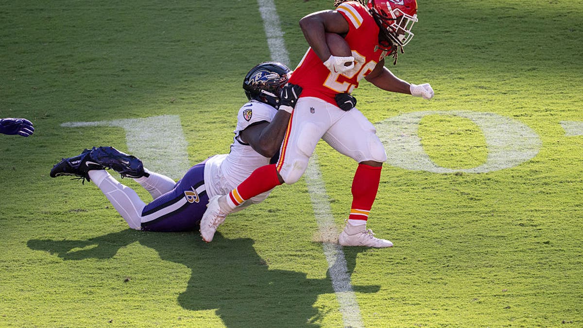 In Kansas City's 37-20 win on Sunday, the Chiefs had 382 yards of total offense against the Ravens, including 112 on the ground. (Photo by Amy Kontras/Getty Images)