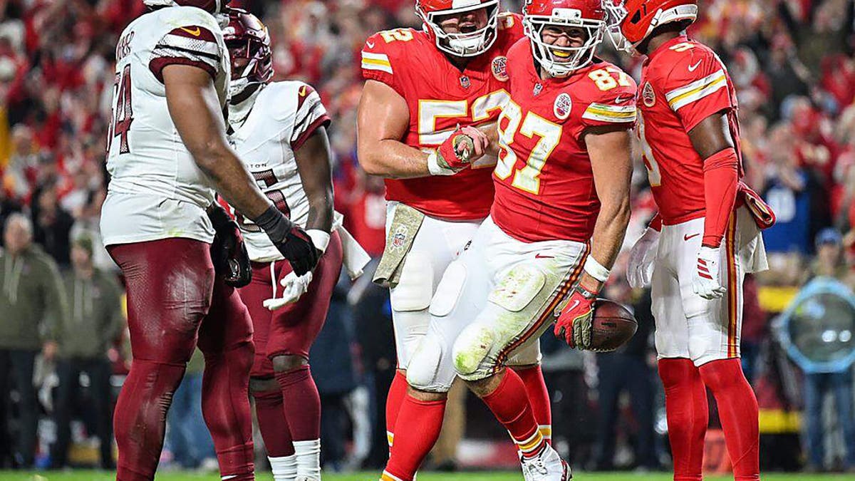 The Kansas City Chiefs defeated the Washington Commanders 28-7 on Monday Night Football. (Emily Curiel/The Kansas City Star/Tribune News Service via Getty Images)