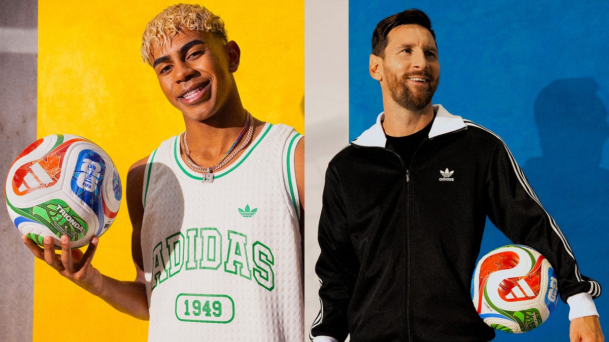 Expect stars like Lamine Yamal and Lionel Messi to goals at next summer's World Cup (Courtesy: adidas)