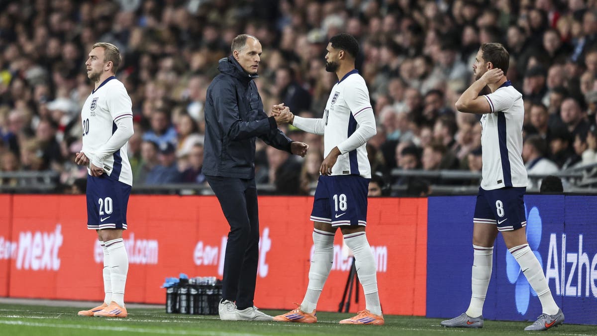 Thomas Tuchel and England are nearing World Cup qualification. (Photo by Robin Jones/Getty Images)