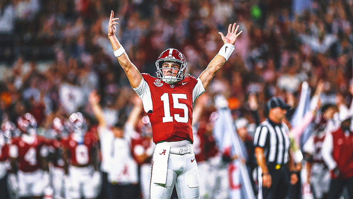 Ty Simpson was once a Heisman favorite, but now he and the Tide are fighting to make it into the CFP.