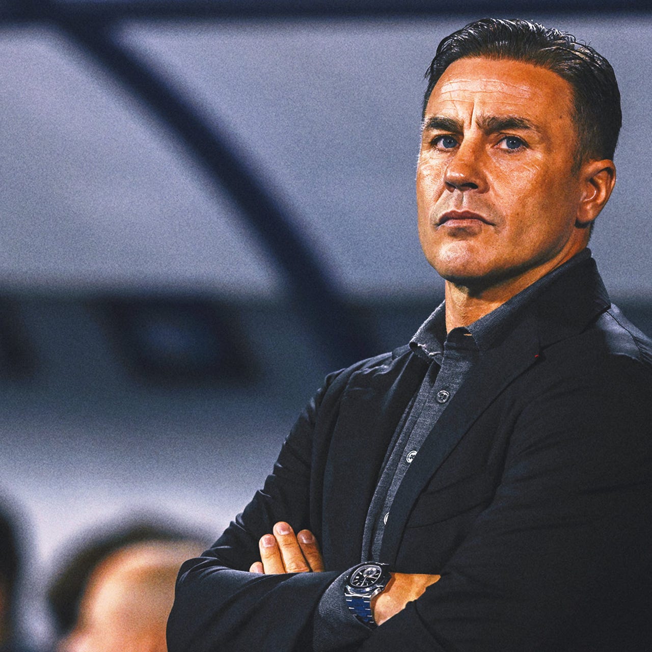 295★サッカー★fabio cannavaro★prostars★フィギュア Fabio Cannavaro Signed Italy Football Photo Presentation. Deluxe