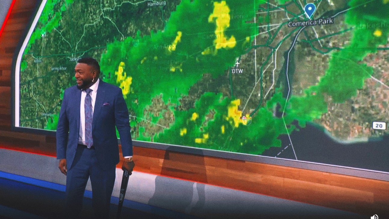 David Ortiz Plays Weatherman During Tigers-Mariners ALDS Game 3 Rain Delay