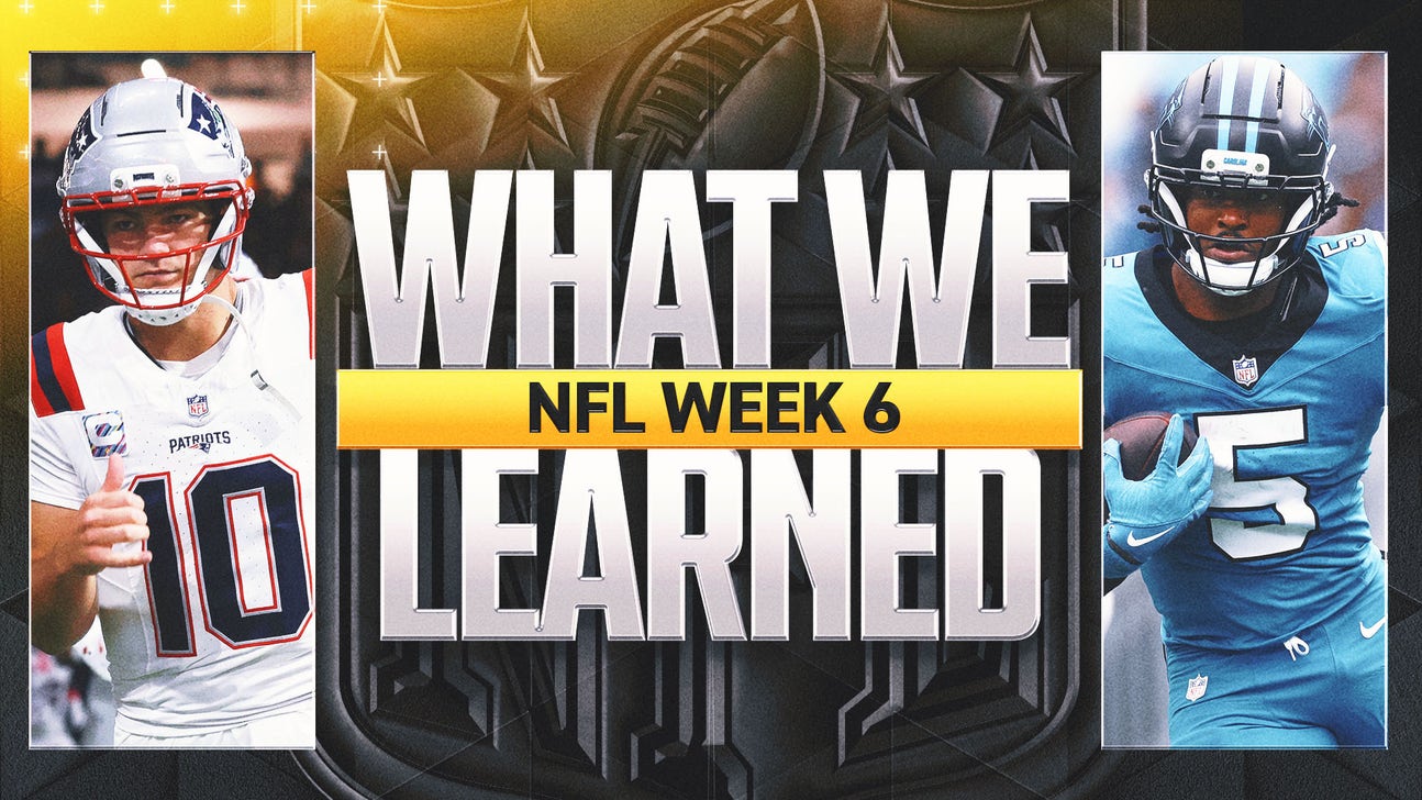 Drake Maye Is Having a Breakout Season, and What Else We Learned in Week 6