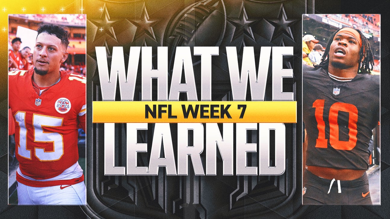 The Chiefs Have Their Swagger Back, and What Else We Learned in Week 7