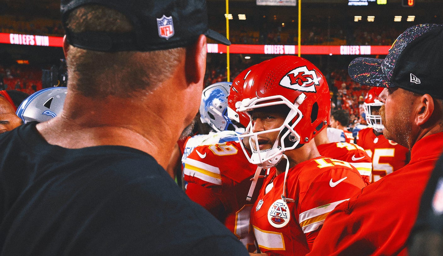 Patrick Mahomes, Brian Department Concerned in Lions vs. Chiefs Submit-Sport Scuffle