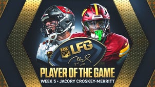 NEXT Trending Image: Jacory 'Bill' Croskey-Merritt Runs Away With LFG Player of the Game vs. Chargers