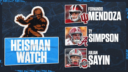 COLLEGE FOOTBALL Trending Image: 2025 Heisman Watch: Fernando Mendoza Leads Pack; Simpson, Sayin Close Behind