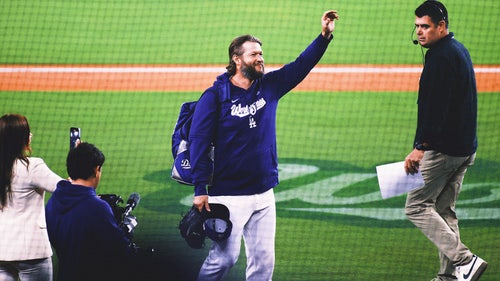 MLB Trending Image: Clayton Kershaw Bids Farewell to Dodger Stadium After Game 5 of the World Series