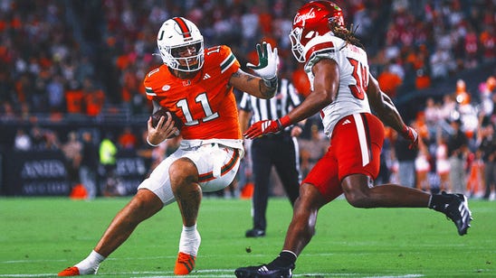 Carson Beck Throws 4 Interceptions as No. 2 Miami Falls to Louisville