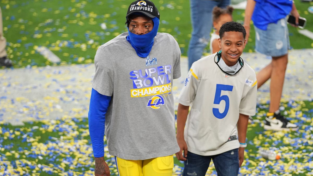 Jalen Ramsey helped the Rams win a Super Bowl a couple of years after they acquired him in an in-season move. (Photo by Cooper Neill/Getty Images)