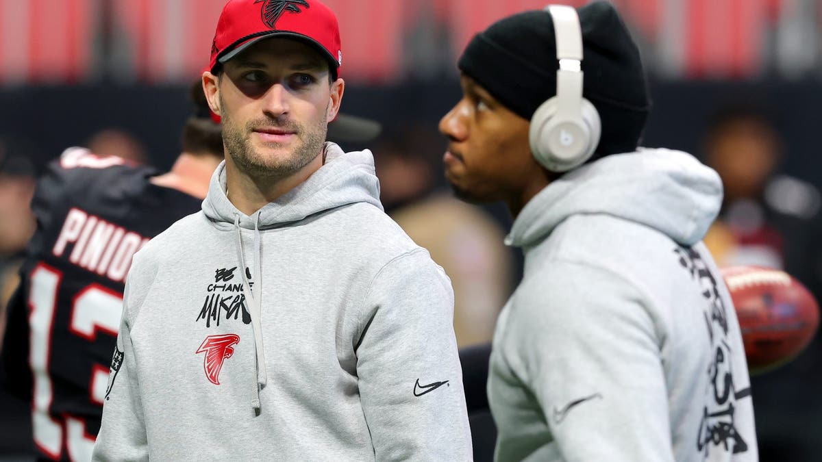 With Michael Penix out for the season and Kirk Cousins a cut candidate this offseason, will the Falcons prioritize taking another QB in the 2026 draft? (Photo by Kevin C. Cox/Getty Images)