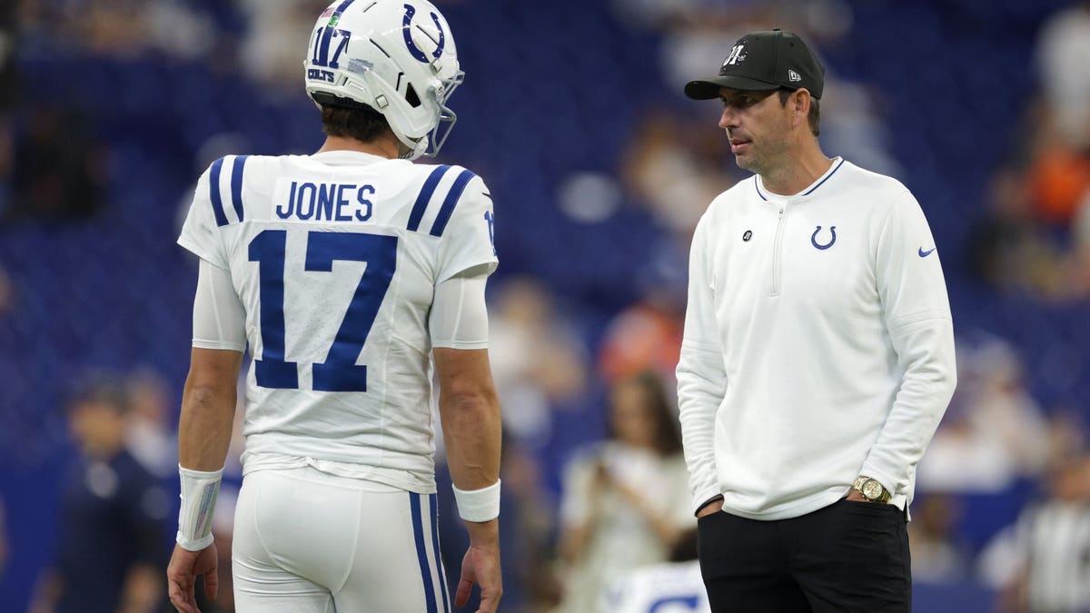 Daniel Jones (left) and Shane Steichen have been a match made in heaven this season. (Michael Hickey/Getty Images)