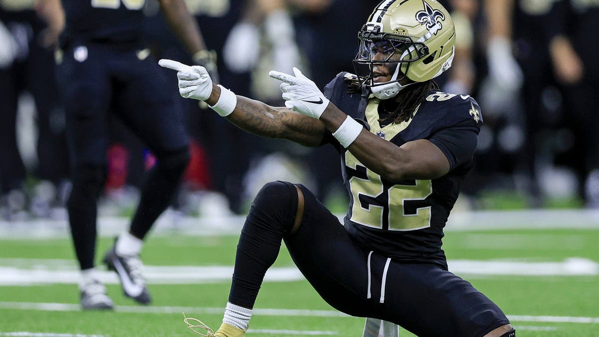 Rashid Shaheed will reunite with former Saints offensive coordinator Klint Kubiak, who helped him have a strong 2024 season, and will be catching passes from Sam Darnold, who has suddely become one of the league's best passers. (Photo by Sean Gardner/Getty Images)