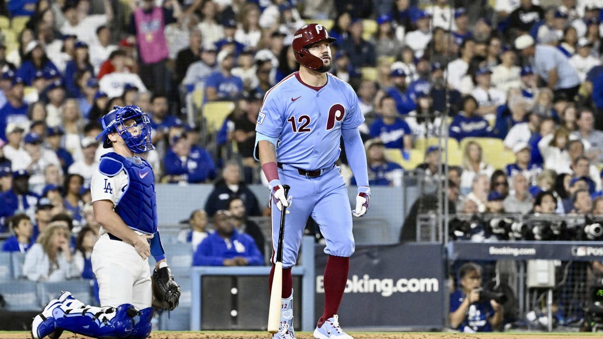 Kyle Schwarber has averaged 46.8 home runs per season since 2022. (Photo by Keith Birmingham/MediaNews Group/Pasadena Star-News via Getty Images)