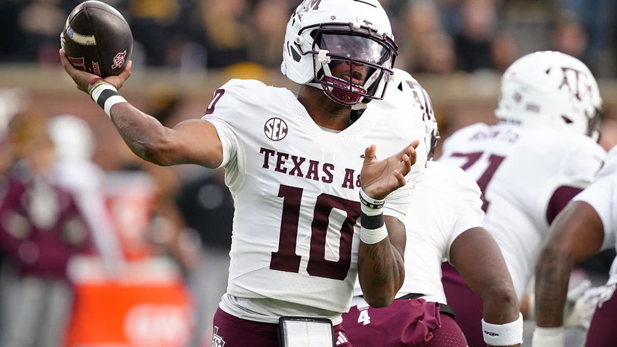 Texas A&amp;M QB Marcel Reed has won nine straight games as the Aggies' starter. (Photo by Ed Zurga/Getty Images)