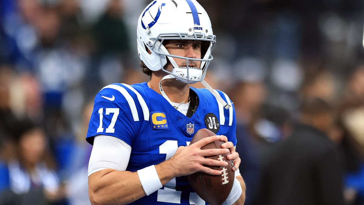 Can Daniel Jones limit the turnovers enough to remain effective and keep the Colts in title contention? (Photo by Maja Hitij/Getty Images)