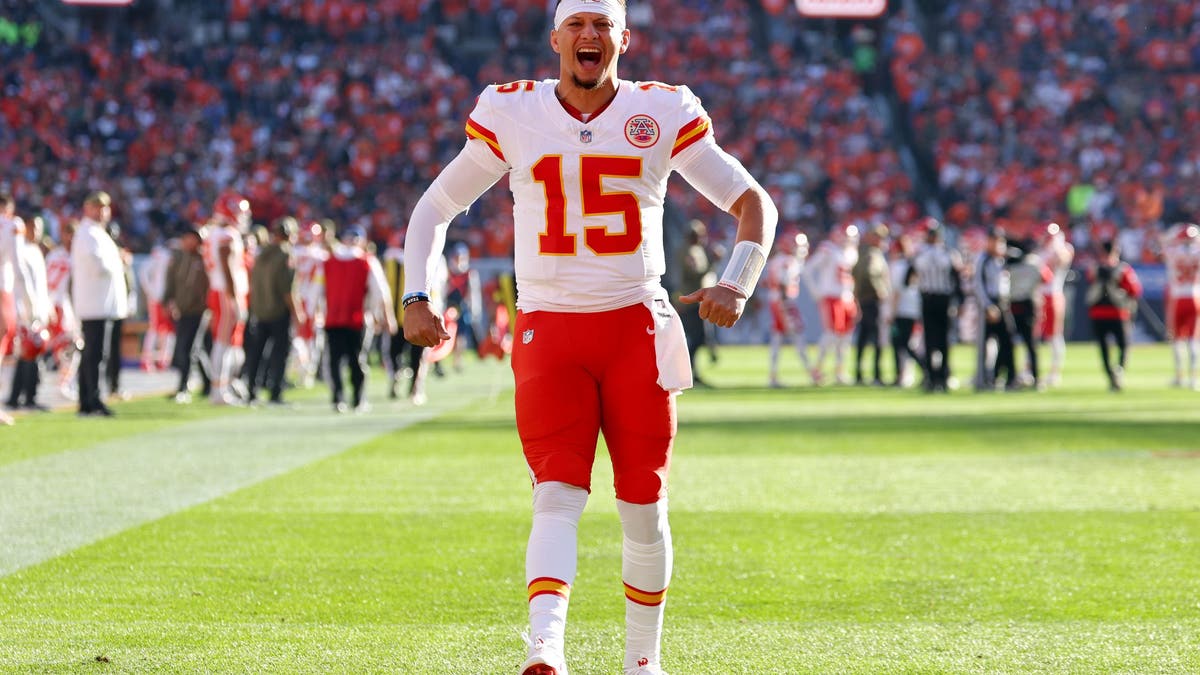 Patrick Mahomes and the Chiefs are 5-5, but Tom Brady has faith in them to succeed in January and February. (Photo by Jamie Schwaberow/Getty Images)