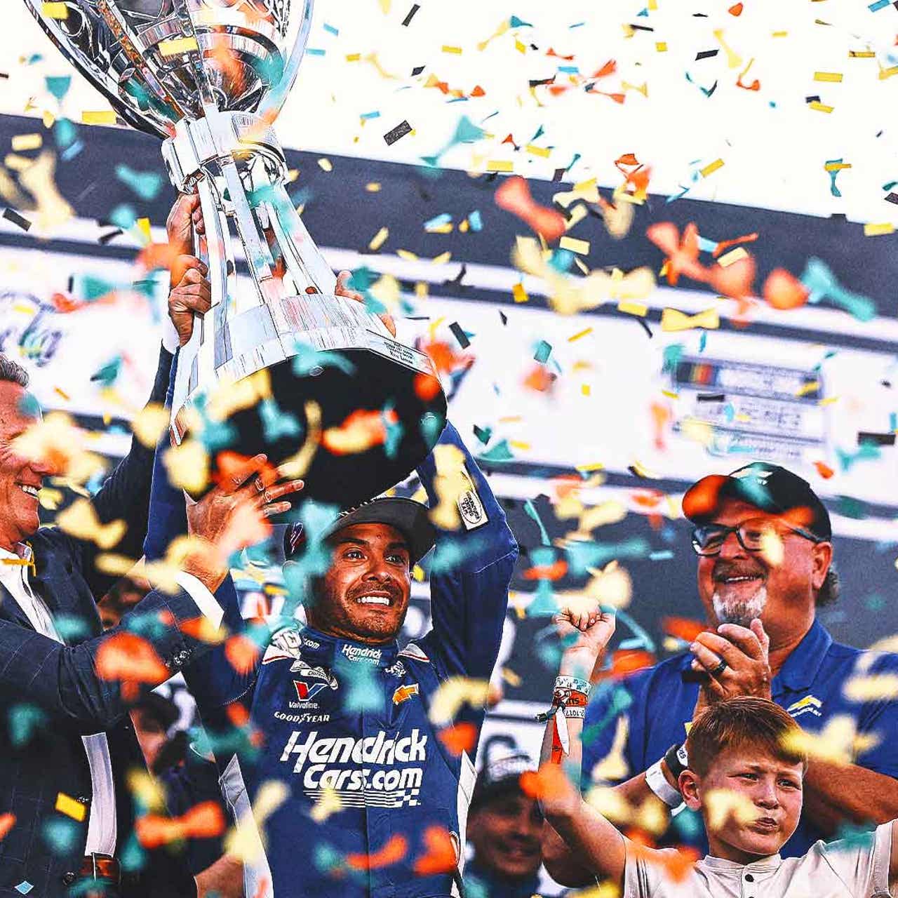 Image for 4 Takeaways From Cup Finale: Kyle Larson's Triumph, Denny Hamlin's Letdown