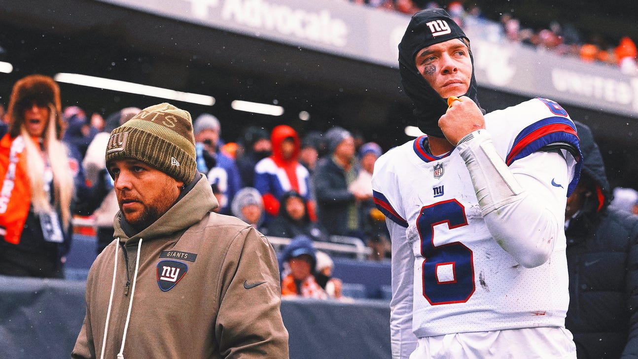 Jaxson Dart Leaves Giants Loss to Bears Early After Concussion Evaluation