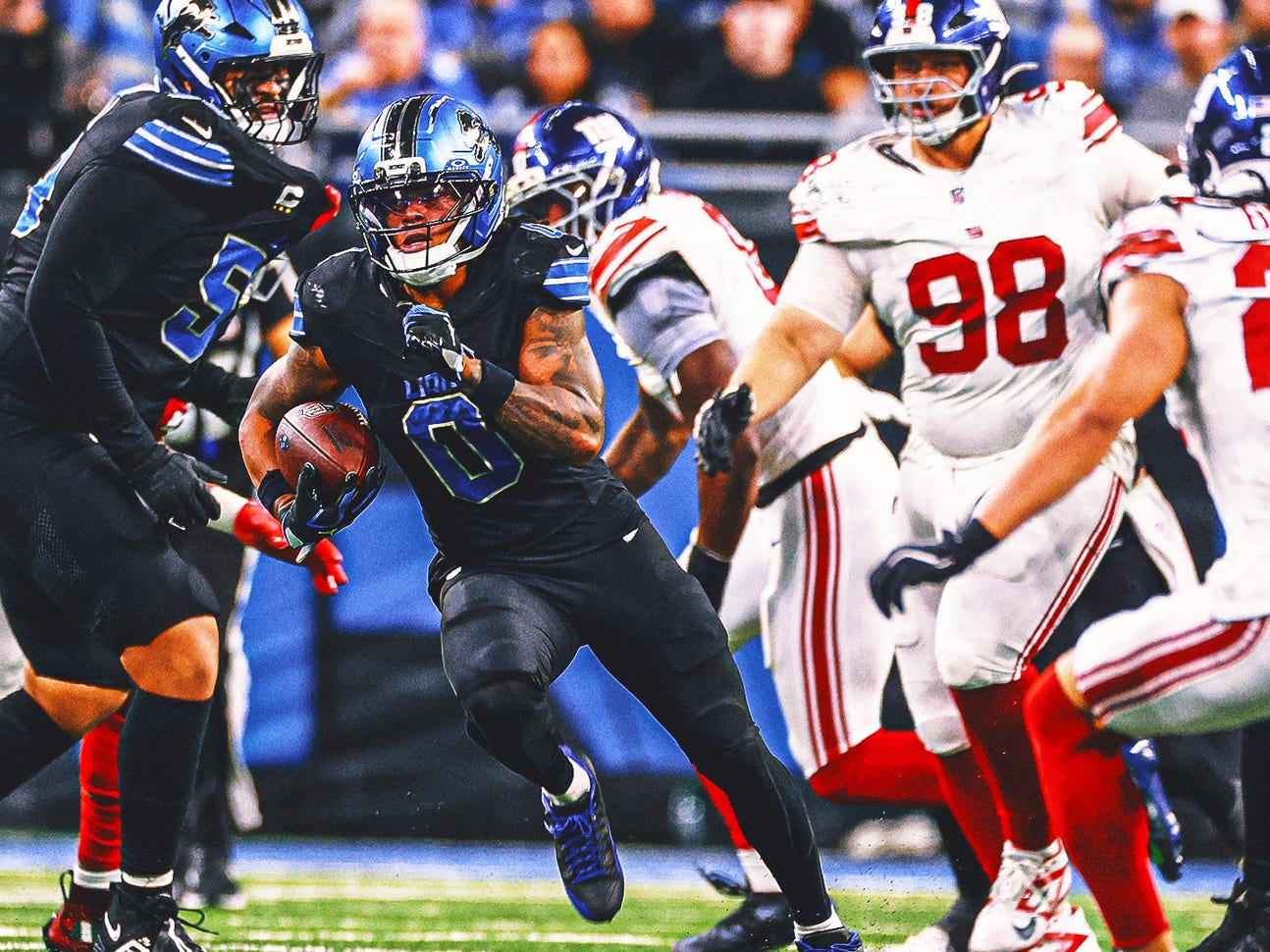 Lions' Dan Campbell Praises 'Difference Maker' Jahmyr Gibbs After