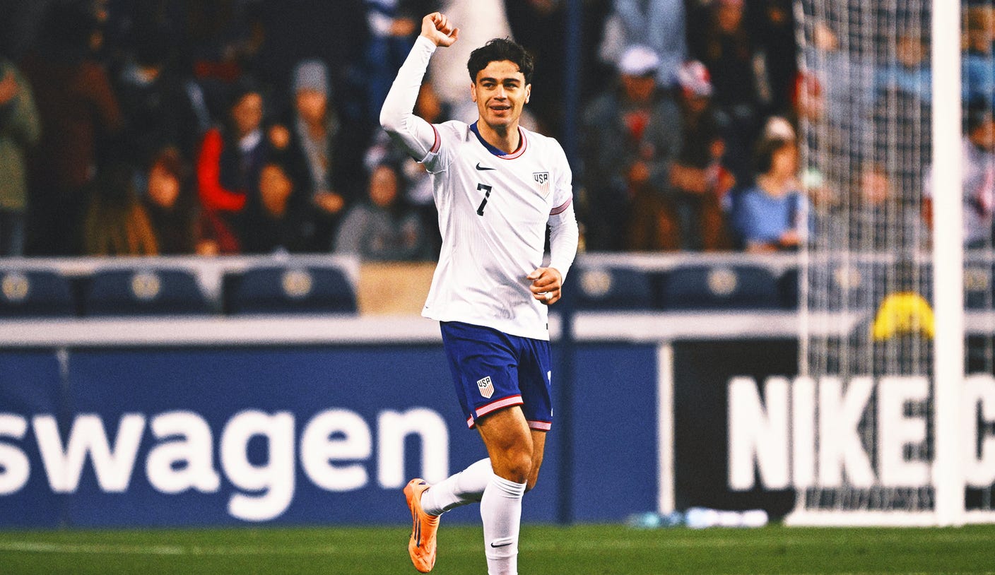 Gio Reyna Scores in Return to U.S. Men's Team Lineup vs. Paraguay