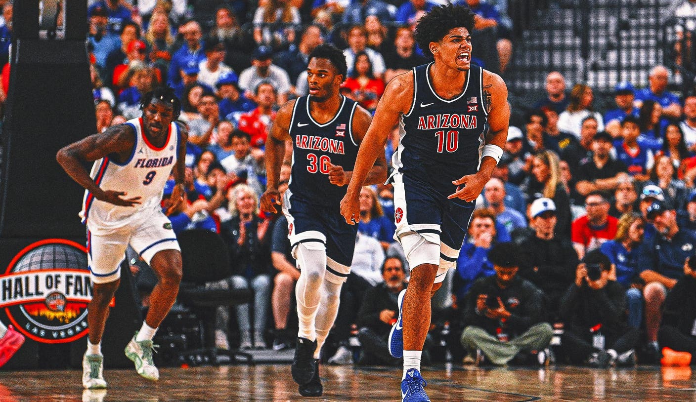Koa Peat Leads No. 13 Arizona to Win Over Defending Champion, No. 3 Florida