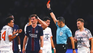 Next Story Image: Two Goals and a Red Card: Luis Díaz Had a Day in Bayern-PSG Champions League Game