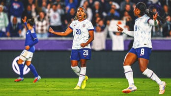 Catarina Macario Scores Twice In the U.S. Women's 3-0 Win Over Italy