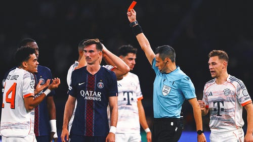 CHAMPIONS LEAGUE Trending Image: Two Goals and a Red Card: Luis Díaz Had a Day in Bayern-PSG Champions League Game