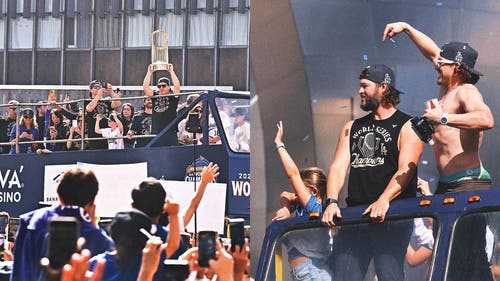 CLAYTON KERSHAW Trending Image: Ice Cube and 'Three-Peat' Chants: Dodgers Hold World Series Parade and Party