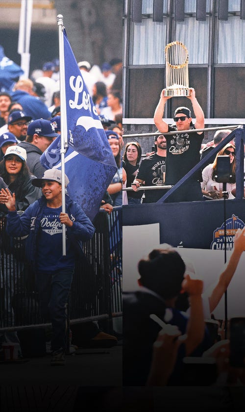 Ice Cube and 'Three-Peat' Chants: Dodgers Hold World Series Parade and Party