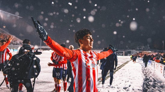 An 'Icicyle Kick' Highlights a Snow-Blanketed Soccer Game in Canada