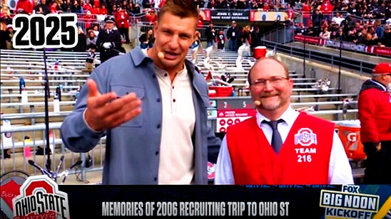 Rob Gronkowski Recreates Viral 2006 Ohio State Recruiting Visit Photo