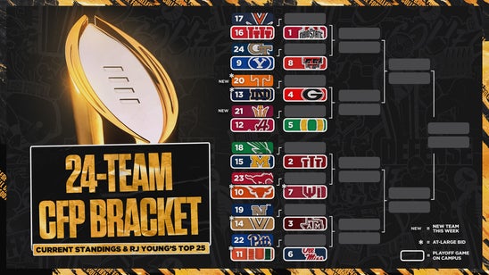 RJ Young's 24-Team College Football Playoff Bracket Entering Week 14