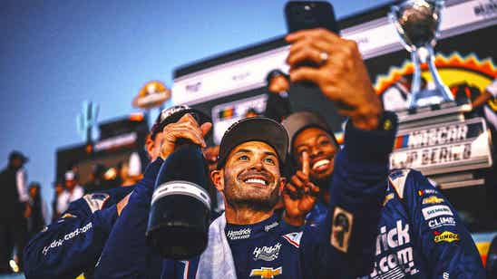 Cup Champ Kyle Larson 1-on-1: On Kids Celebrating, Vacay Plans & Being Hockey Dad