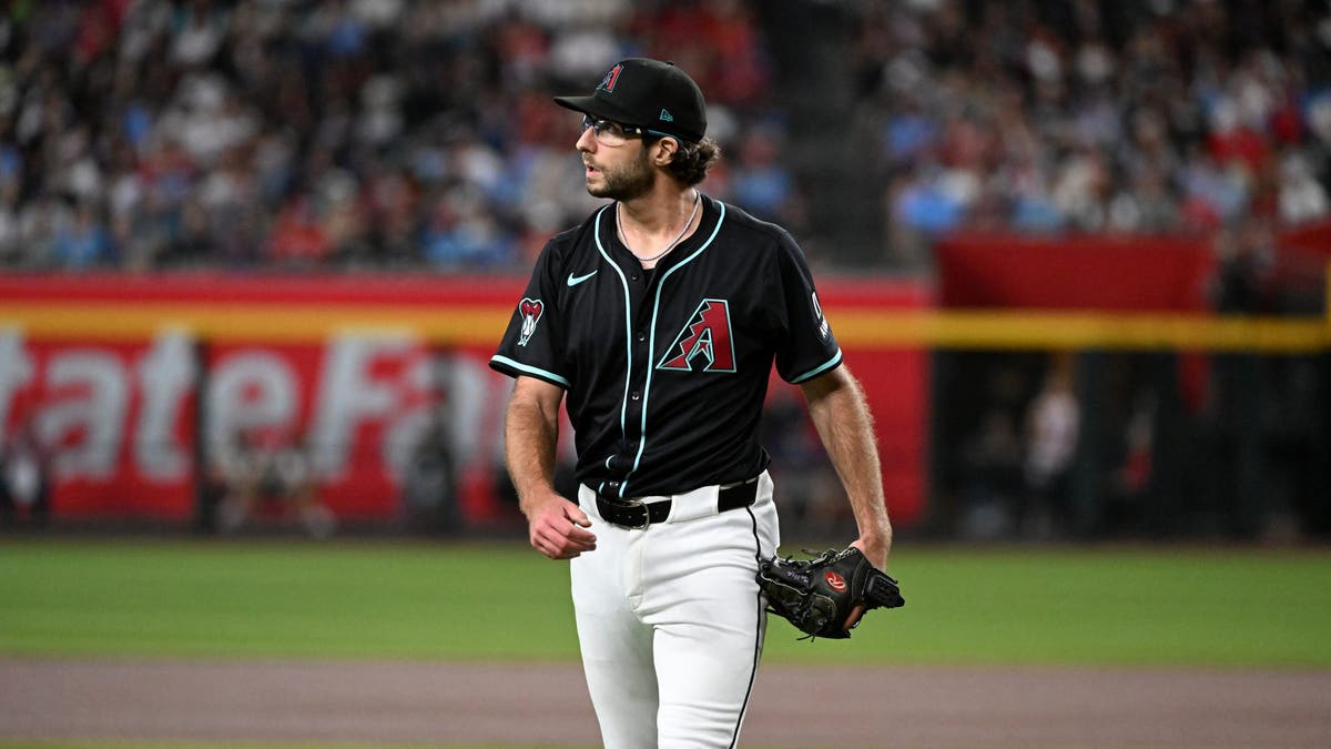 Zac Gallen helped the Diamondbacks reach the World Series for the first time in 22 years in 2023. (Photo by Norm Hall/Getty Images)