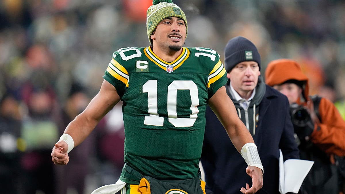 Jordan Love has a career-high 67.1 completion-percentage this season. (Photo by John Fisher/Getty Images)